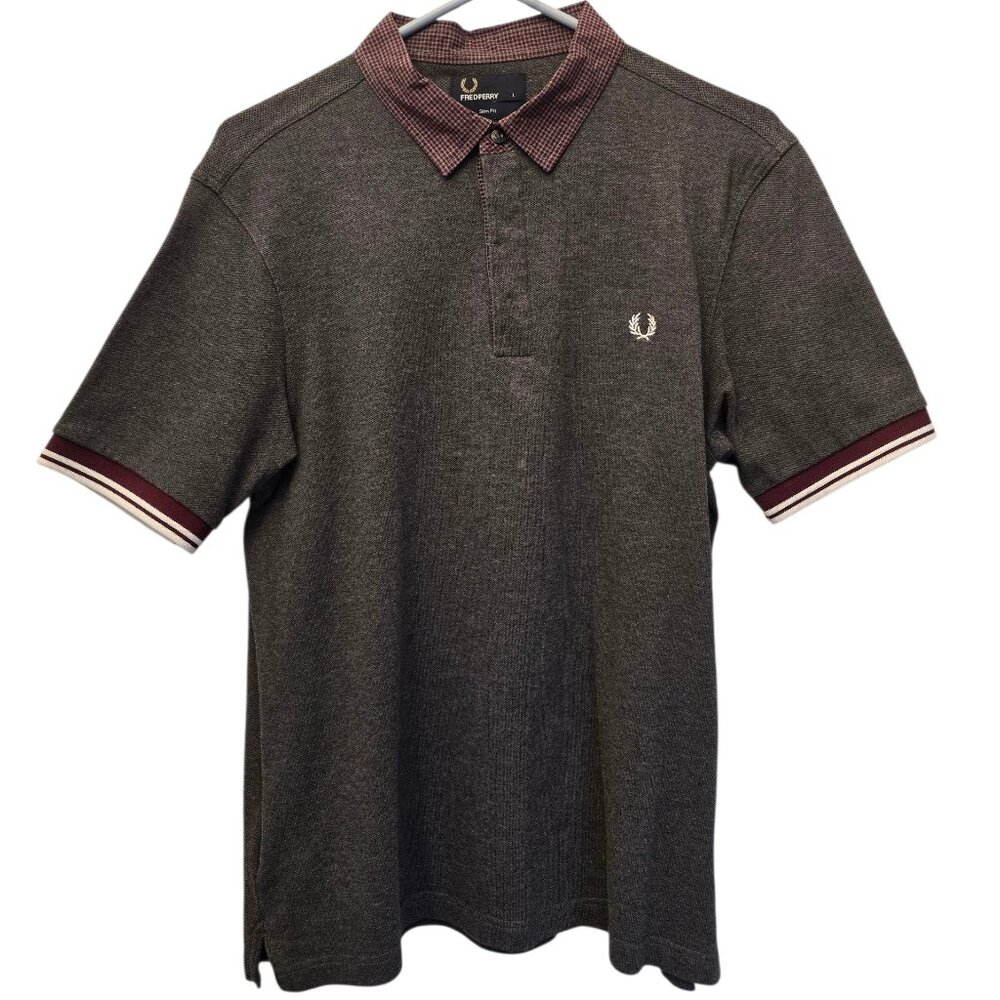 FRED PERRY - Men's Polo Shirt - Slim Fit L